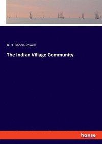 bokomslag The Indian Village Community