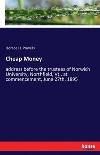 bokomslag Cheap Money