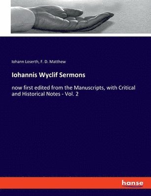 bokomslag Iohannis Wyclif Sermons