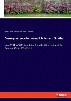 Correspondence between Schiller and Goethe