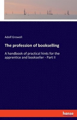 bokomslag profession of bookselling