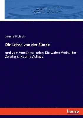 bokomslag Lehre von der Sünde