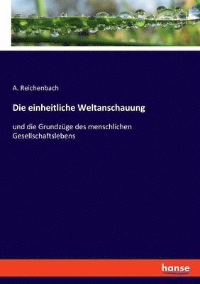 A Reichenbach, A. Reichenbach - einheitliche Weltanschauung, Häftad