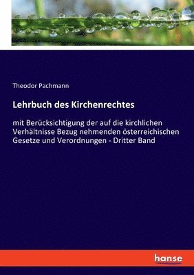 Lehrbuch des Kirchenrechtes 1