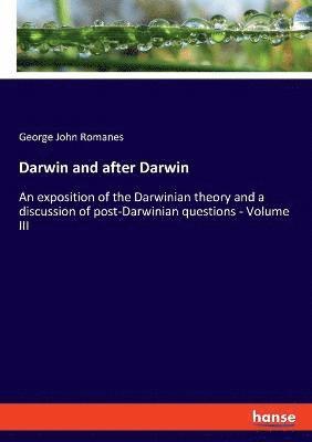 Darwin and after Darwin 1