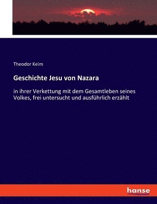 bokomslag Geschichte Jesu von Nazara