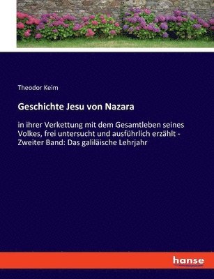 bokomslag Geschichte Jesu von Nazara