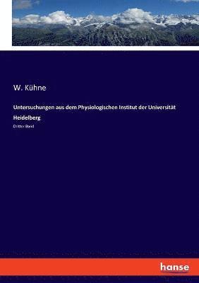 bokomslag Untersuchungen aus dem Physiologischen Institut der Universität Heidelberg