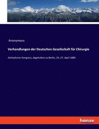 bokomslag Verhandlungen der Deutschen Gesellschaft fr Chirurgie