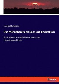 bokomslag Das Mahabharata als Epos und Rechtsbuch