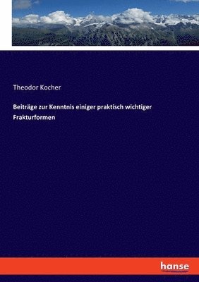 bokomslag Beiträge zur Kenntnis einiger praktisch wichtiger Frakturformen