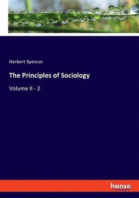 bokomslag The Principles of Sociology