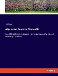 bokomslag Allgemeine Deutsche Biographie