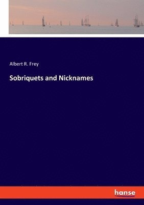 bokomslag Sobriquets and Nicknames