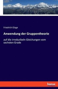 bokomslag Anwendung der Gruppentheorie