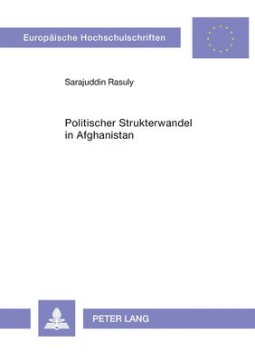 Politischer Strukturwandel In Afghanistan 1