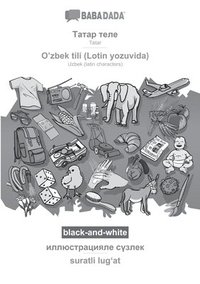 bokomslag Tatar (cyrillic characters) (in cyrillic script) - O'zbek tili (Lotin yozuvida), visual dictionary, BW