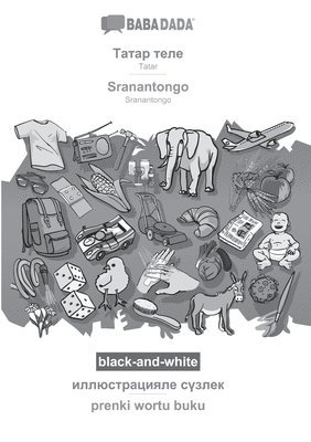 bokomslag Tatar (cyrillic characters) (in cyrillic script) - Sranantongo, visual dictionary, BW