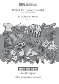 bokomslag O'zbek tili (Lotin yozuvida) - Ukrainian (in cyrillic script), suratli lug?at, BW