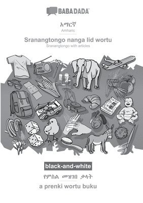 bokomslag Amharic (in Ge?ez script) - Sranantongo with articles (in srn script), visual dictionary, BW