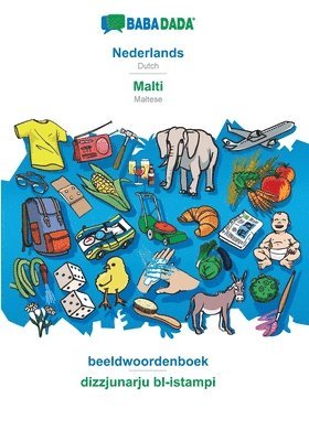 bokomslag BABADADA, Nederlands - Malti, beeldwoordenboek - dizzjunarju bl-istampi