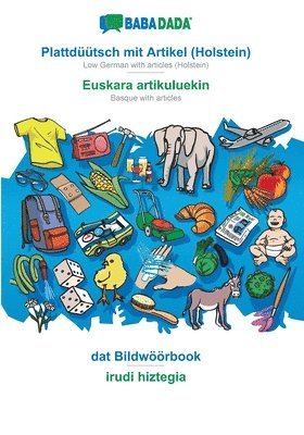 BABADADA, Plattduutsch mit Artikel (Holstein) - Euskara artikuluekin, dat Bildwoeoerbook - irudi hiztegia 1