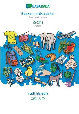 bokomslag Euskara artikuluekin - Korean (in Hangul script), irudi hiztegia