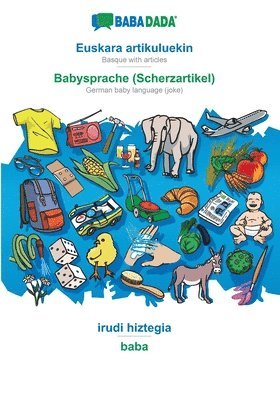 bokomslag Euskara artikuluekin - Babysprache (Scherzartikel), irudi hiztegia