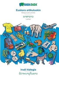 bokomslag Euskara artikuluekin - Laotian (in lao script), irudi hiztegia