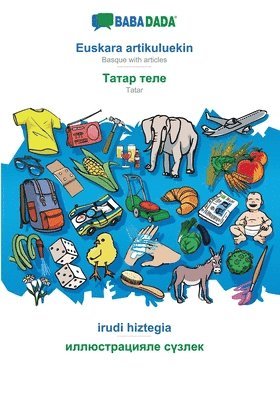 bokomslag Euskara artikuluekin - Tatar (cyrillic characters) (in cyrillic script), irudi hiztegia