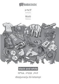 bokomslag Amharic (in Ge?ez script) - Malti, visual dictionary, BW