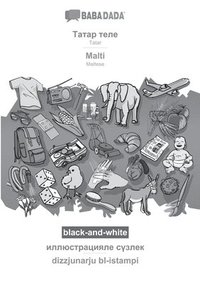 bokomslag Tatar (cyrillic characters) (in cyrillic script) - Malti, visual dictionary, BW