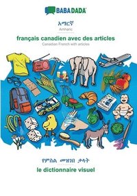 bokomslag BABADADA, Amharic (in Ge&#701;ez script) - francais canadien avec des articles, visual dictionary (in Ge&#701;ez script) - le dictionnaire visuel