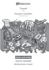 bokomslag Tajik (in cyrillic script) - français canadien, visual dictionary, BW