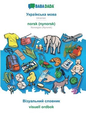 Ukrainian (in cyrillic script) - norsk (nynorsk), visual dictionary