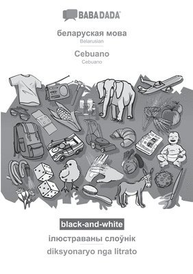 bokomslag Belarusian (in cyrillic script) - Cebuano, visual dictionary, BW