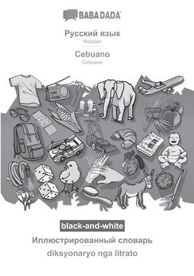 BABADADA black-and-white, Russian (in cyrillic script) - Cebuano, visual dictionary (in cyrillic script) - diksyonaryo nga litrato 1