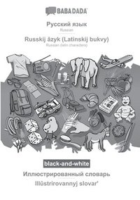 bokomslag Russian (in cyrillic script) - Russkij âzyk (Latinskij bukvy), visual dictionary, BW