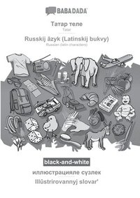 bokomslag Tatar (cyrillic characters) (in cyrillic script) - Russkij âzyk (Latinskij bukvy), visual dictionary, BW