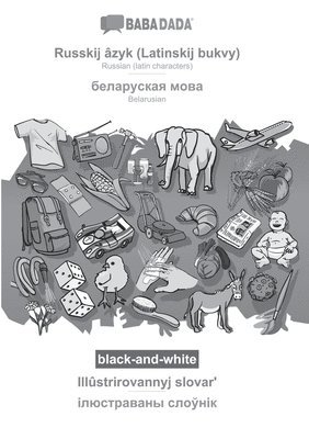 bokomslag Russkij âzyk (Latinskij bukvy) - Belarusian (in cyrillic script), Illûstrirovannyj slovar?, BW