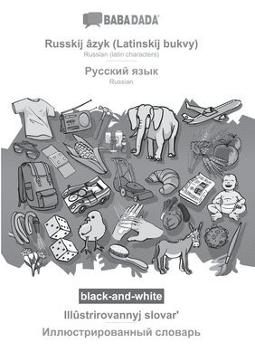bokomslag Russkij âzyk (Latinskij bukvy) - Russian (in cyrillic script), Illûstrirovannyj slovar?, BW