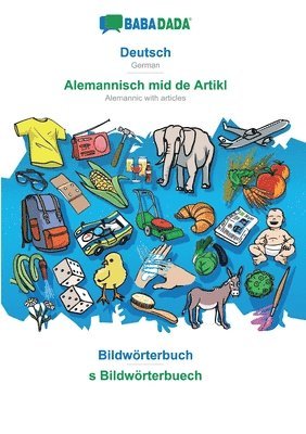 bokomslag Deutsch - Alemannisch mid de Artikl, Bildwörterbuch