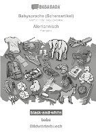 bokomslag BABADADA black-and-white, Babysprache (Scherzartikel) - Alemannisch, baba - Bildwörterbuech