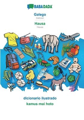 BABADADA, Galego - Hausa, dicionario ilustrado - kamus mai hoto 1