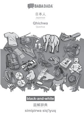 bokomslag Japanese (in japanese script) - Qhichwa, visual dictionary, BW