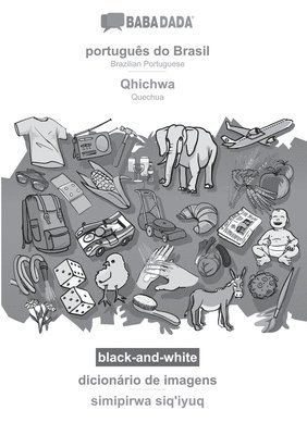 bokomslag português do Brasil - Qhichwa, dicionário de imagens, BW