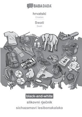 bokomslag hrvatski - Swati, slikovni rje?nik, BW