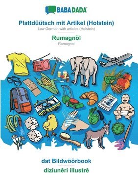 BABADADA, Plattdtsch mit Artikel (Holstein) - Rumagnl, dat Bildwrbook - diziunri illustr 1