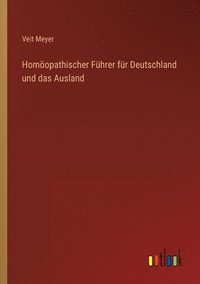 bokomslag Homoeopathischer Fuhrer fur Deutschland und das Ausland