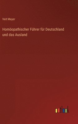 bokomslag Homöopathischer Führer für Deutschland und das Ausland